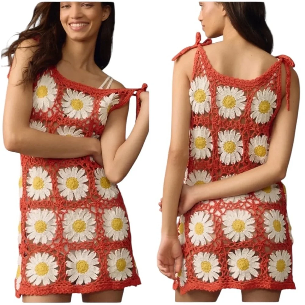 Anthropologie Floral Patch Crochet Tunic Dress
Size: XS/S - Picture 12 of 12